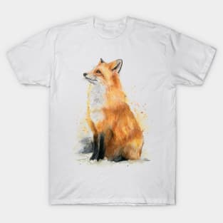 Fox Watercolor T-Shirt